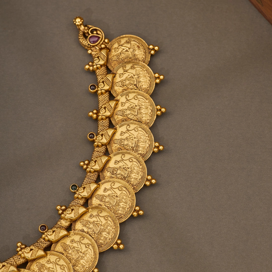 ROYAL LAKSHMI KASU MALA NECKLACE