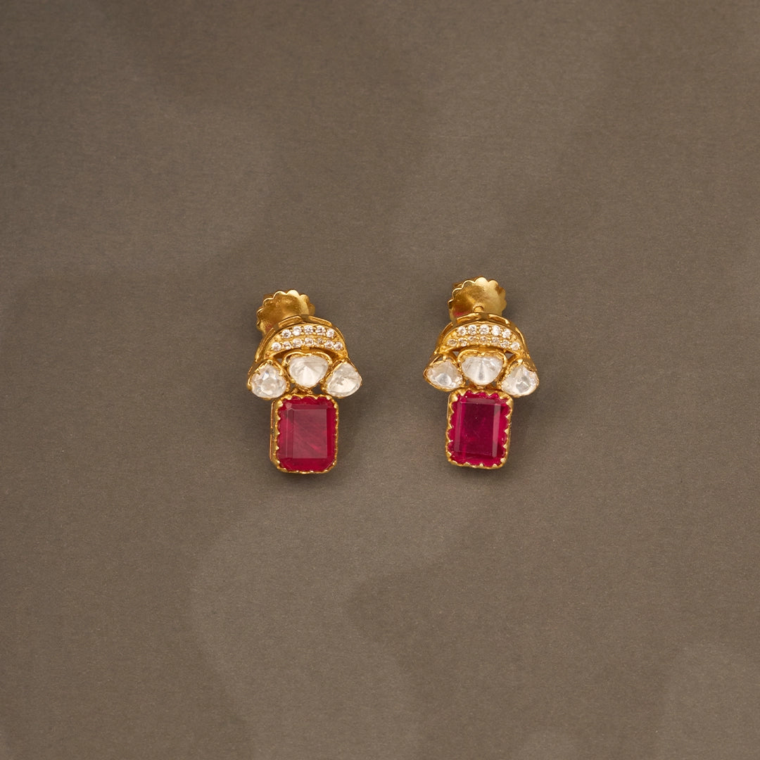 RUBY EMERALD GRANDEUR NECKLACE SET