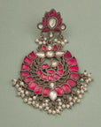 ROYAL PINK LOTUS PEARL CHANDBALI