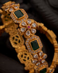 VINTAGE FLORAL ANTIQUE BANGLES