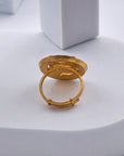 PEACOCK KUNDAN RING