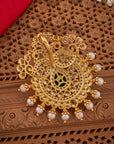 WHITE STONE PEACOCK PENDANT