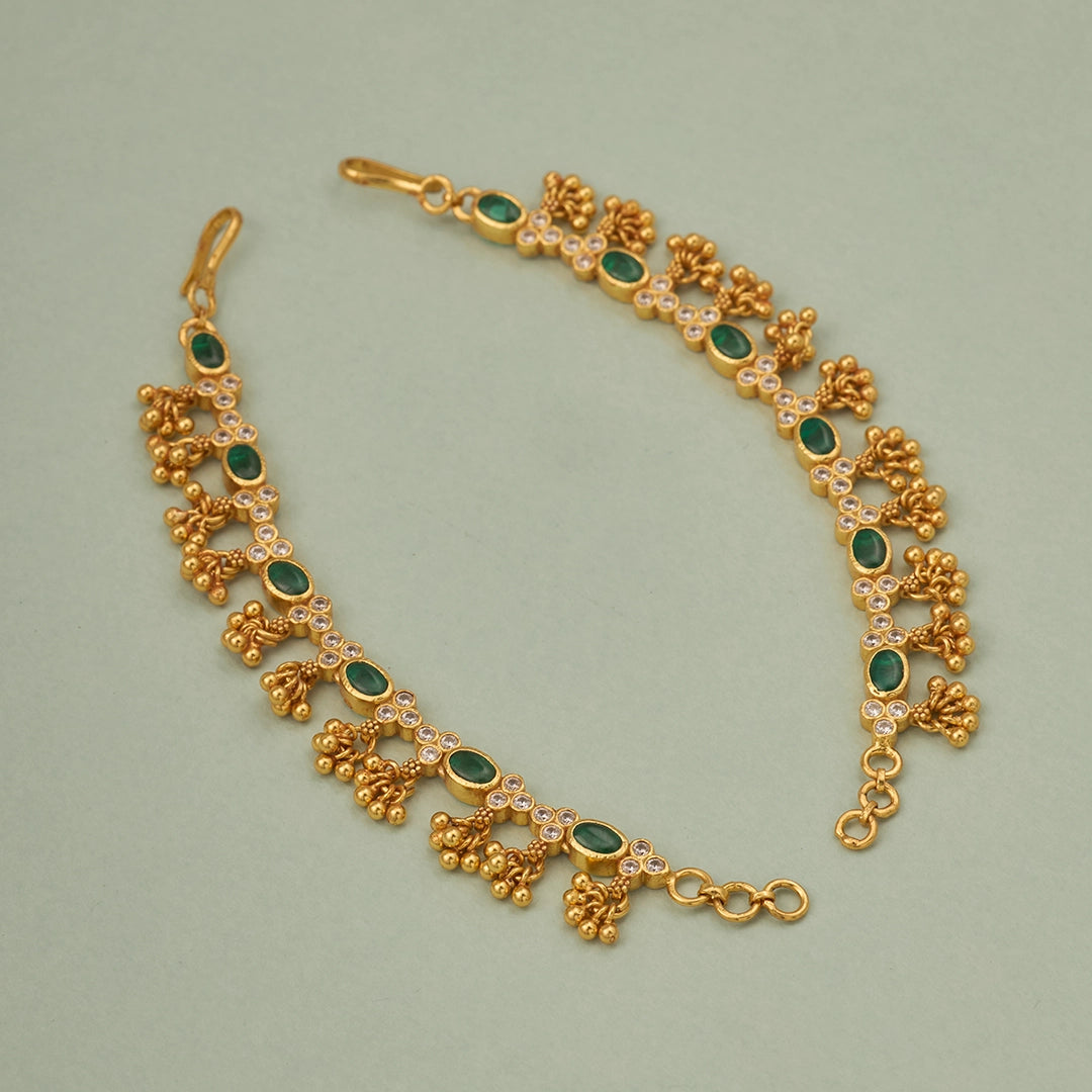 EMERALD FLORAL GOLD POLISH MATIL