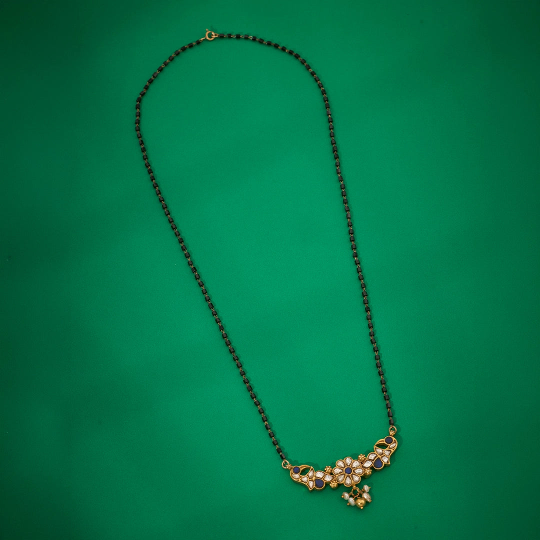 SWARNA FLORAL PEARL MANGAL SUTRA