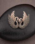 ANTIQUE SWAN MOTIF BROOCH