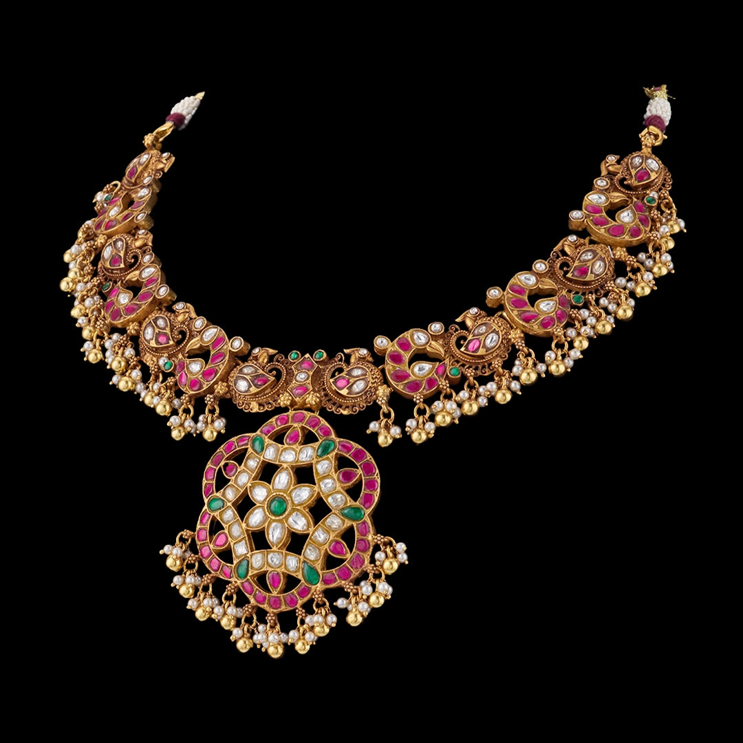 RAJASI RUBY KEMP NECKLACE