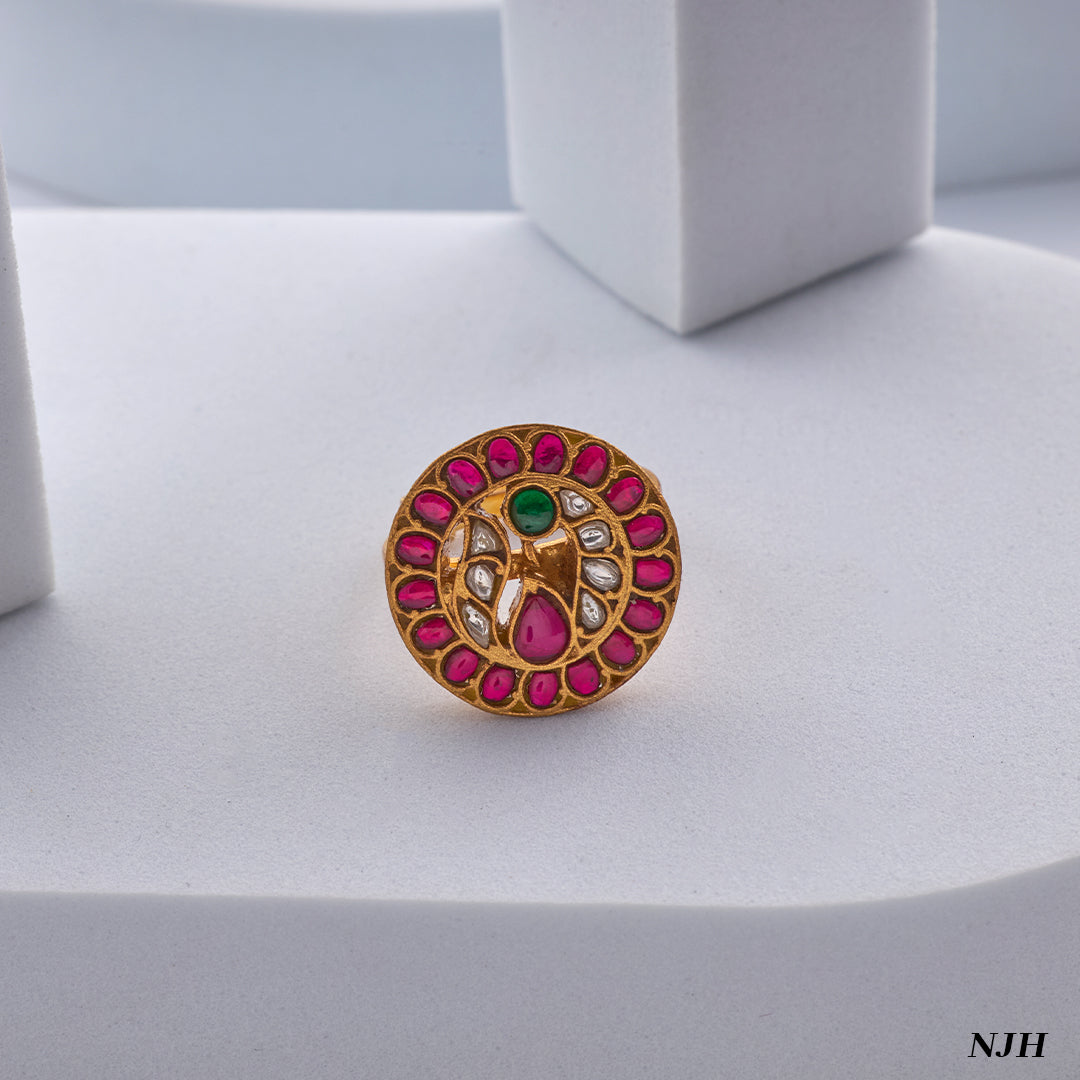 TRADITIONAL KUNDAN RING