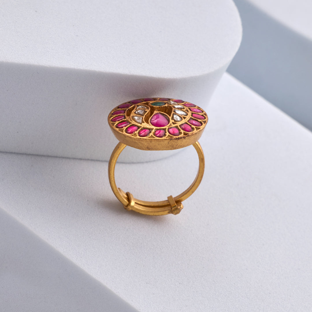 TRADITIONAL KUNDAN RING