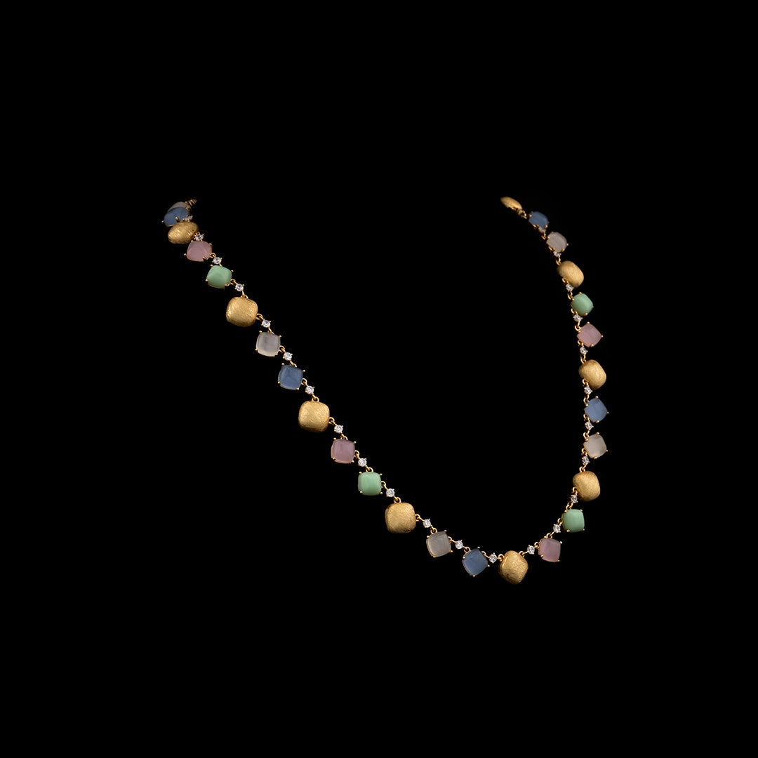BLUSH &amp; MINT NECKLACE SET