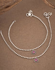 RUBY GLOW ANKLET