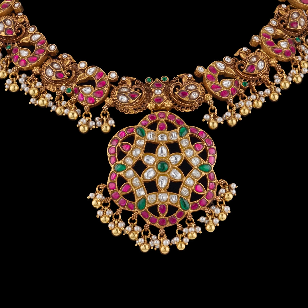 RAJASI RUBY KEMP NECKLACE