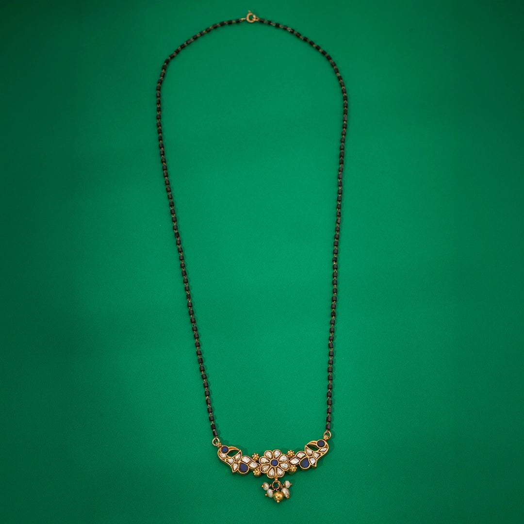 SWARNA FLORAL PEARL MANGAL SUTRA