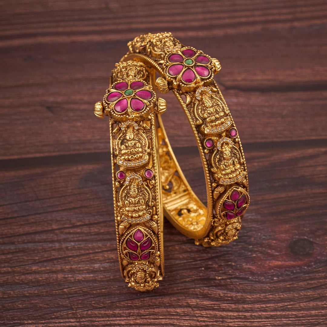 LAKSHMI VAIBHAVA RUBY BANGLE