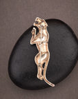 ROYAL PANTHER SILVER BROOCH