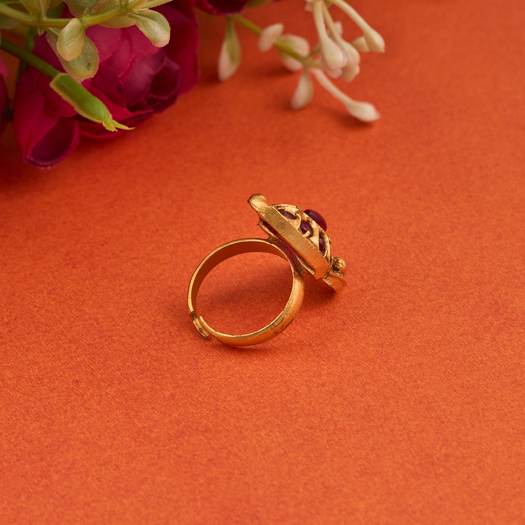 MANGO KUNDAN RING
