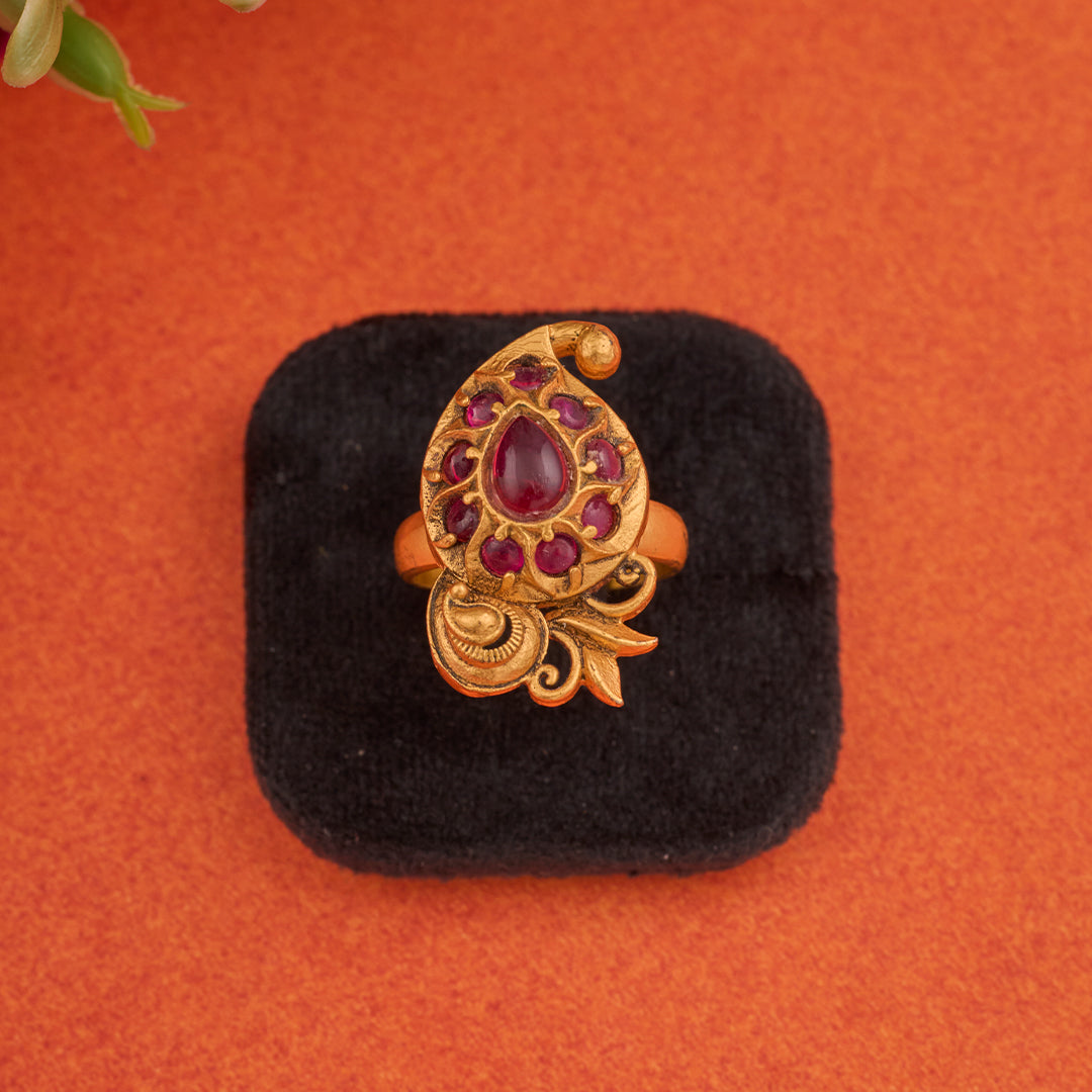 MANGO KUNDAN RING