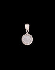 SILVER ROUND PENDANT