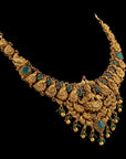 LAKSHMI RATNA PEACOCK TEMPLE NECKLACE