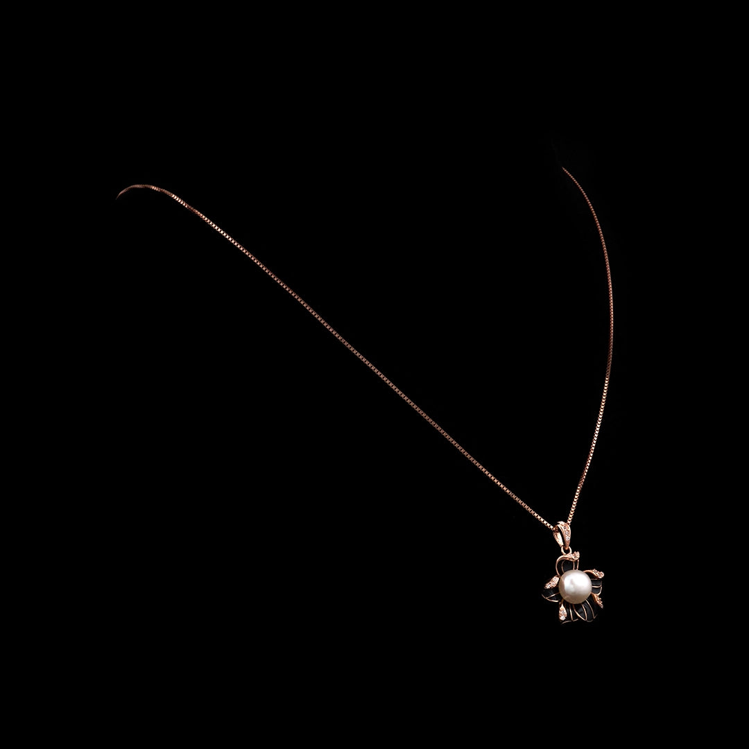 FLORAL PEARL NECKLACE SET