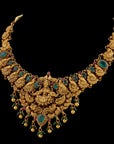 LAKSHMI RATNA PEACOCK TEMPLE NECKLACE