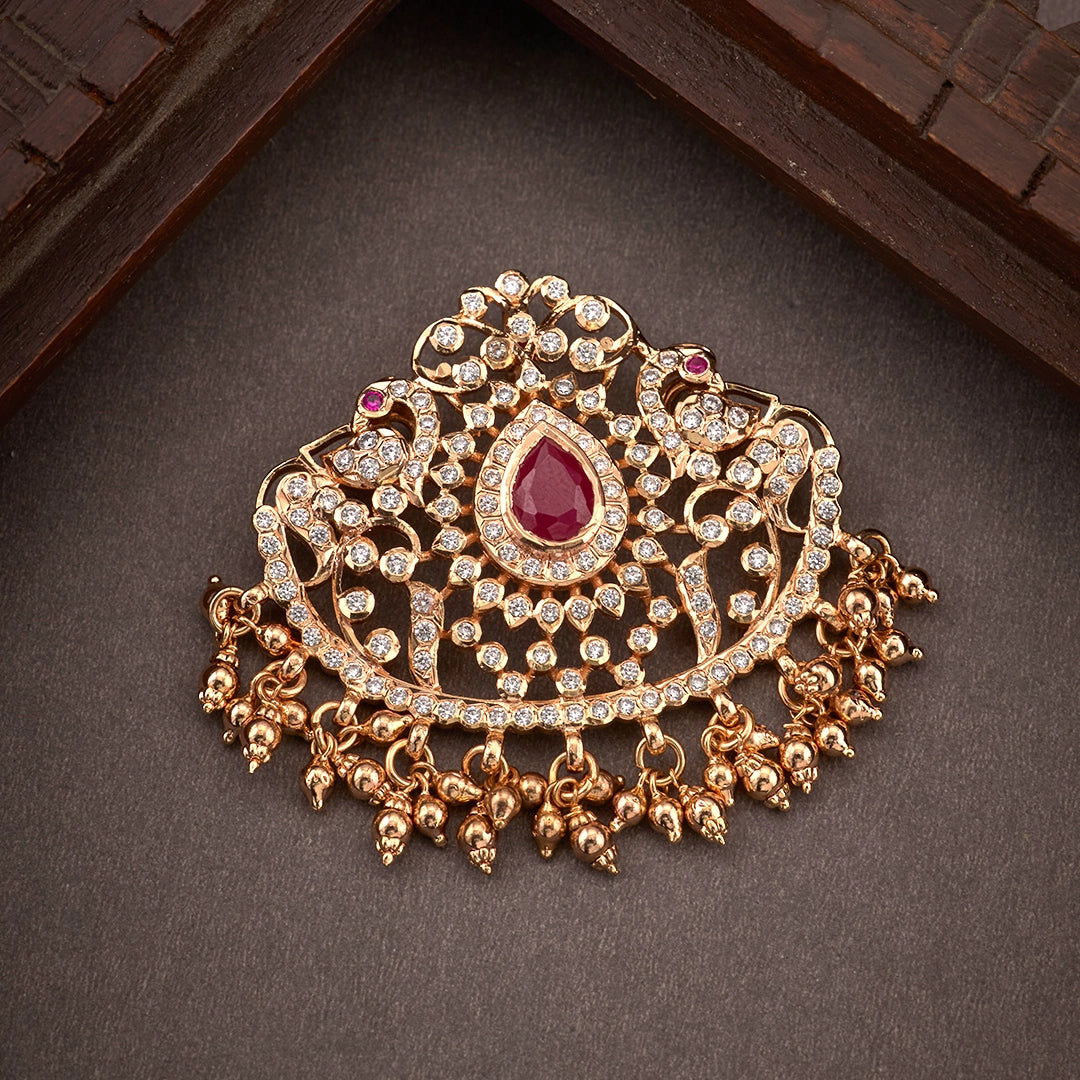 REGAL RUBY JADAU PENDANT