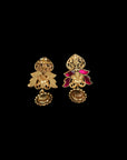 SILVER KUNDAN JHUMKAS