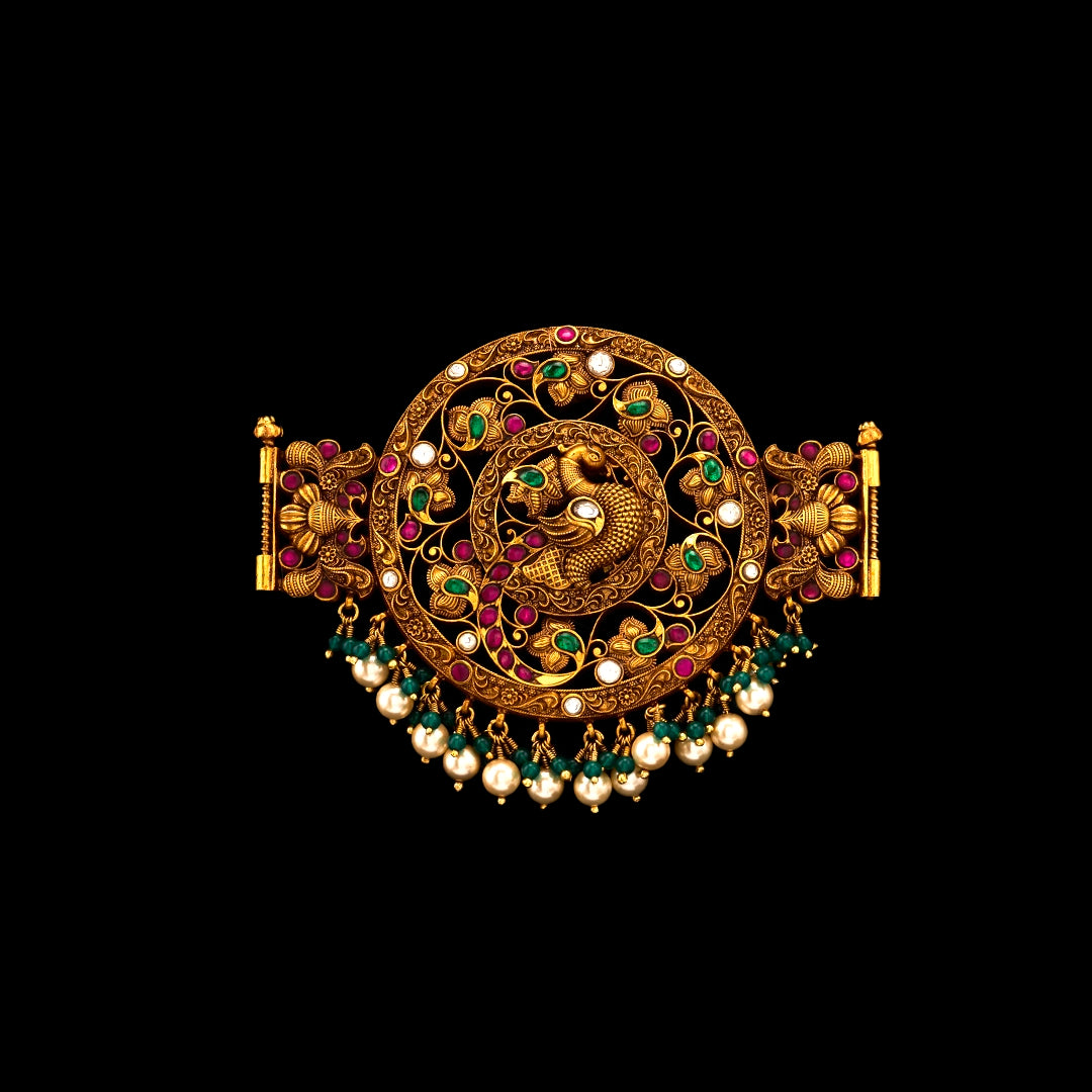 2 IN 1 ANTIQUE DAAB PENDANT