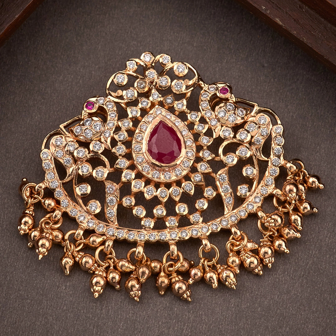 REGAL RUBY JADAU PENDANT
