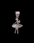 SILVER DANCING DOLL PENDANT