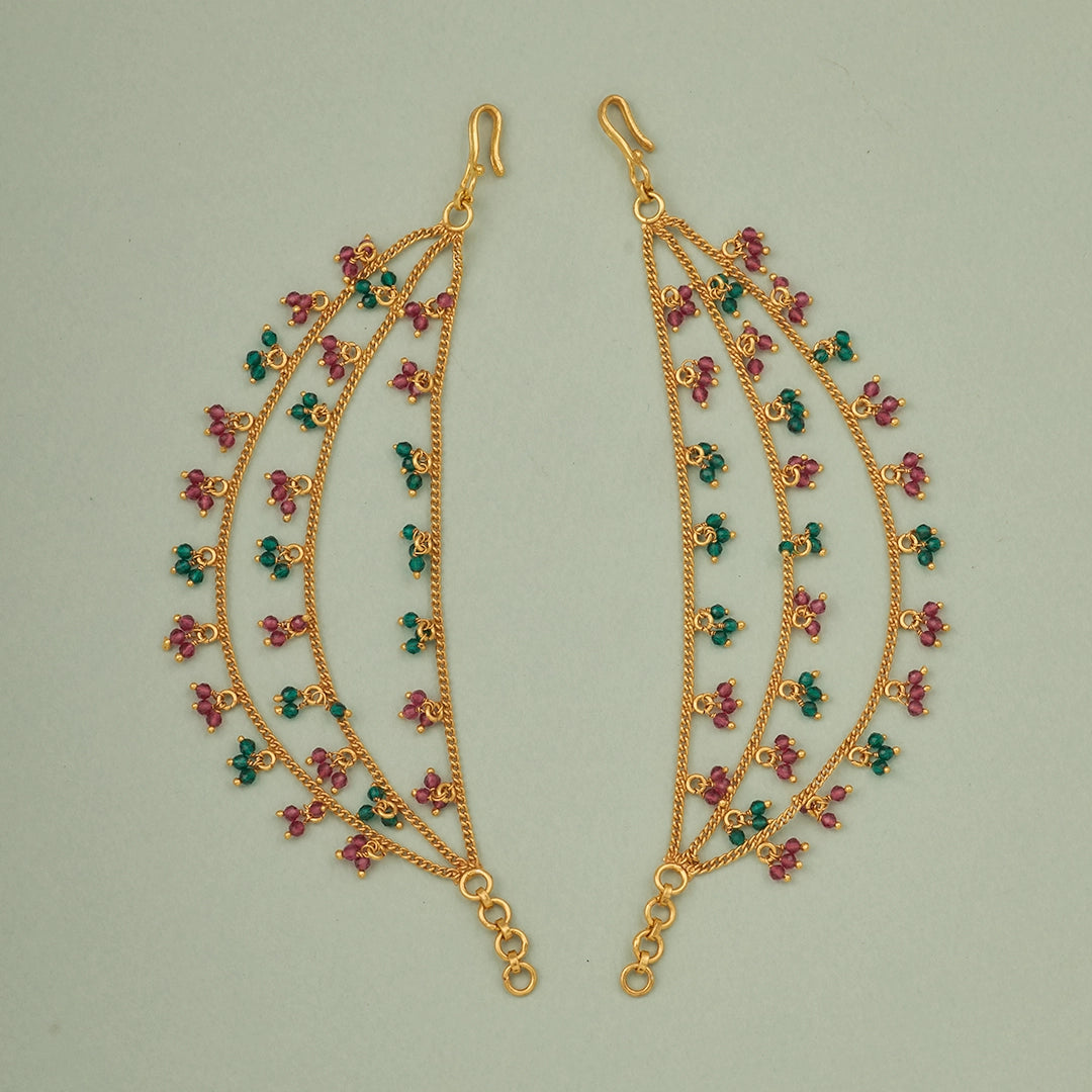 RED AND GREEN BEADS MATIL
