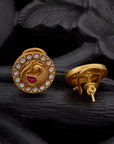 ROYAL PEACOCK RUBY STUDS