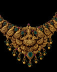 LAKSHMI RATNA PEACOCK TEMPLE NECKLACE