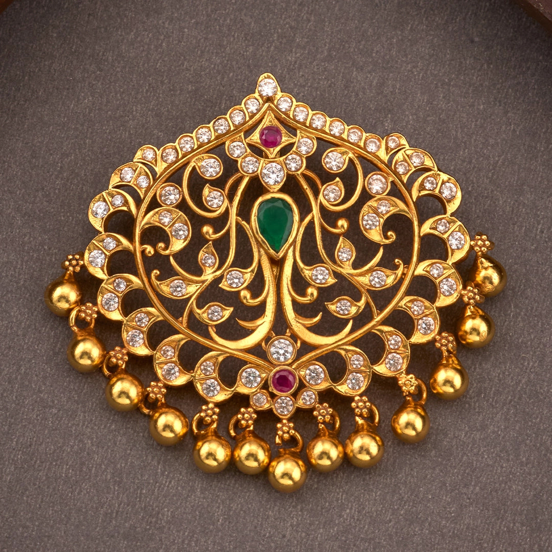 ROYAL EMERALD BLOOM PENDANT