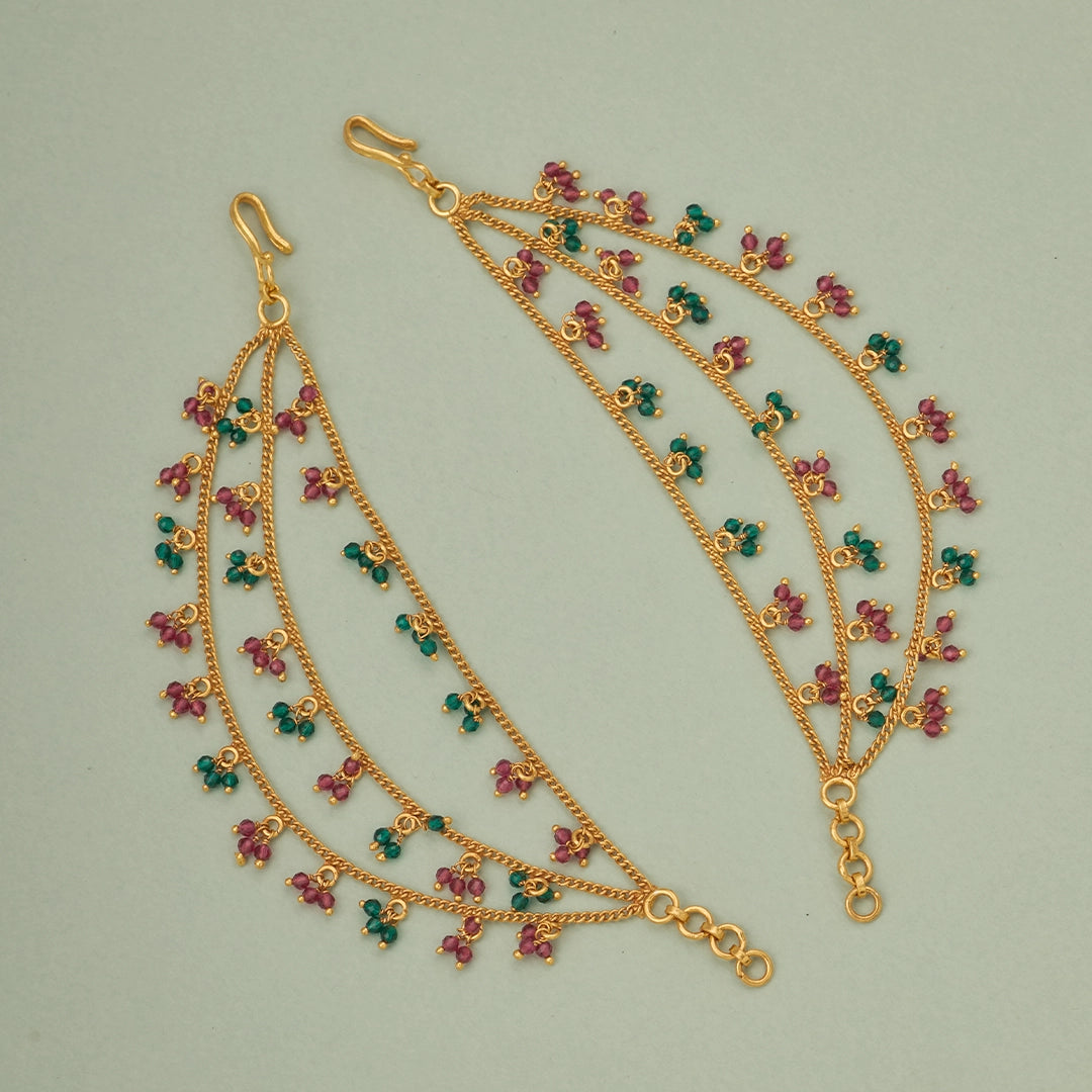RED AND GREEN BEADS MATIL