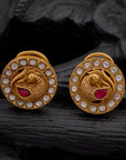 ROYAL PEACOCK RUBY STUDS