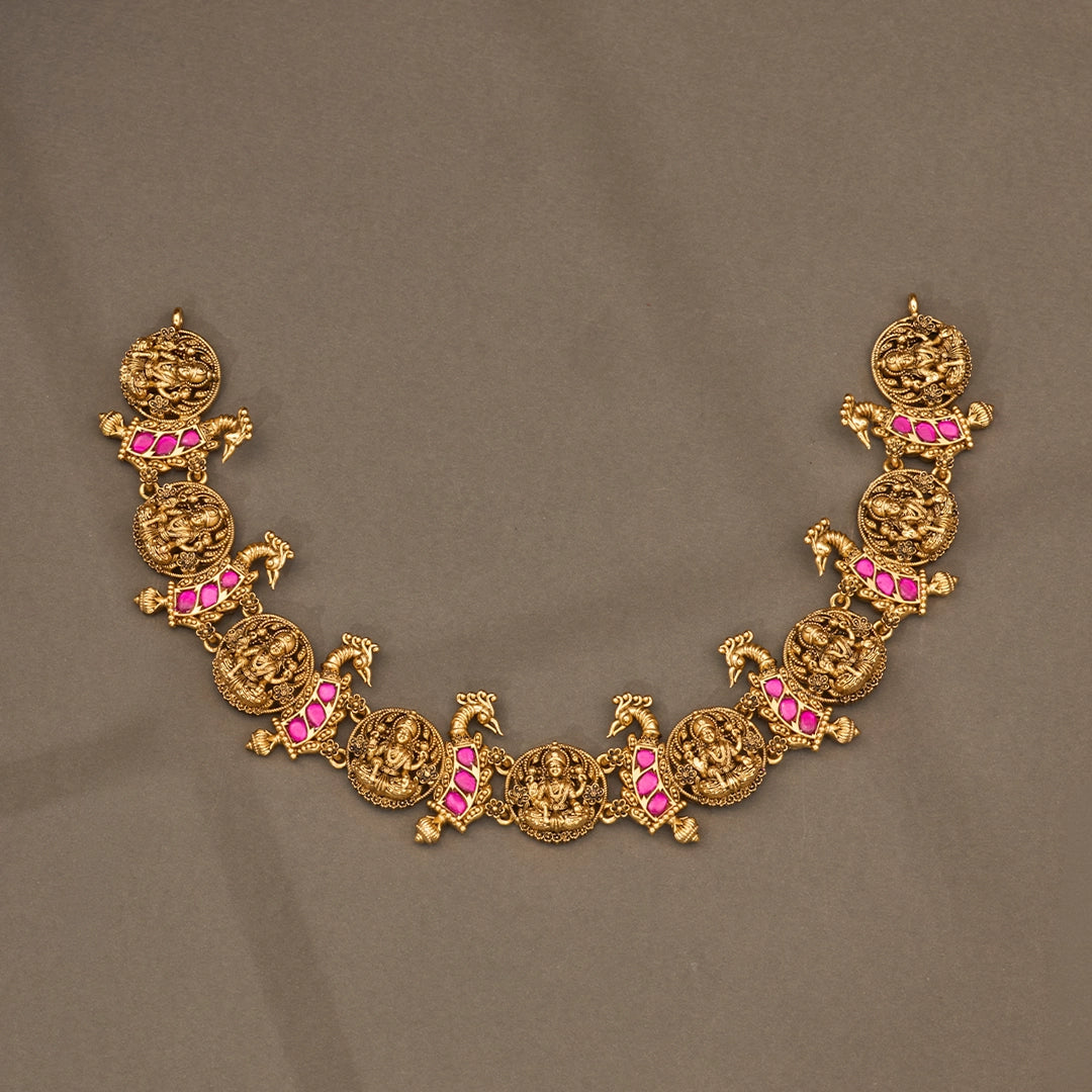 ROYAL LAKSHMI KEMP NECKLACE SET
