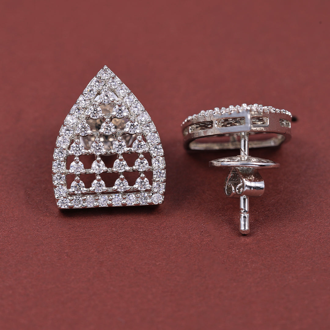 DIAMOND LATTICE DROP STUDS