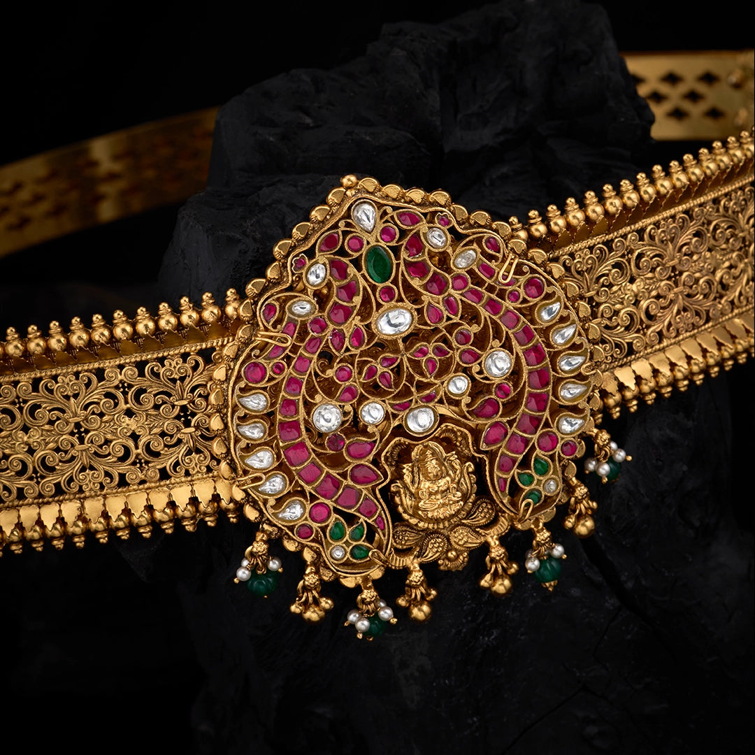 LAKSHMI KUNDAN WAIST BELT