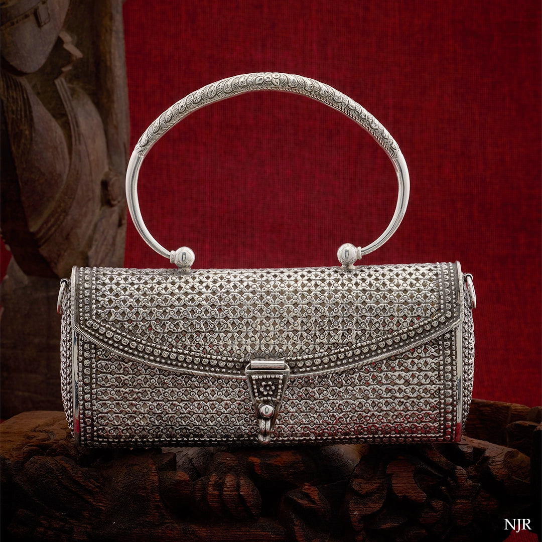 VINTAGE JAALI CLUTCH