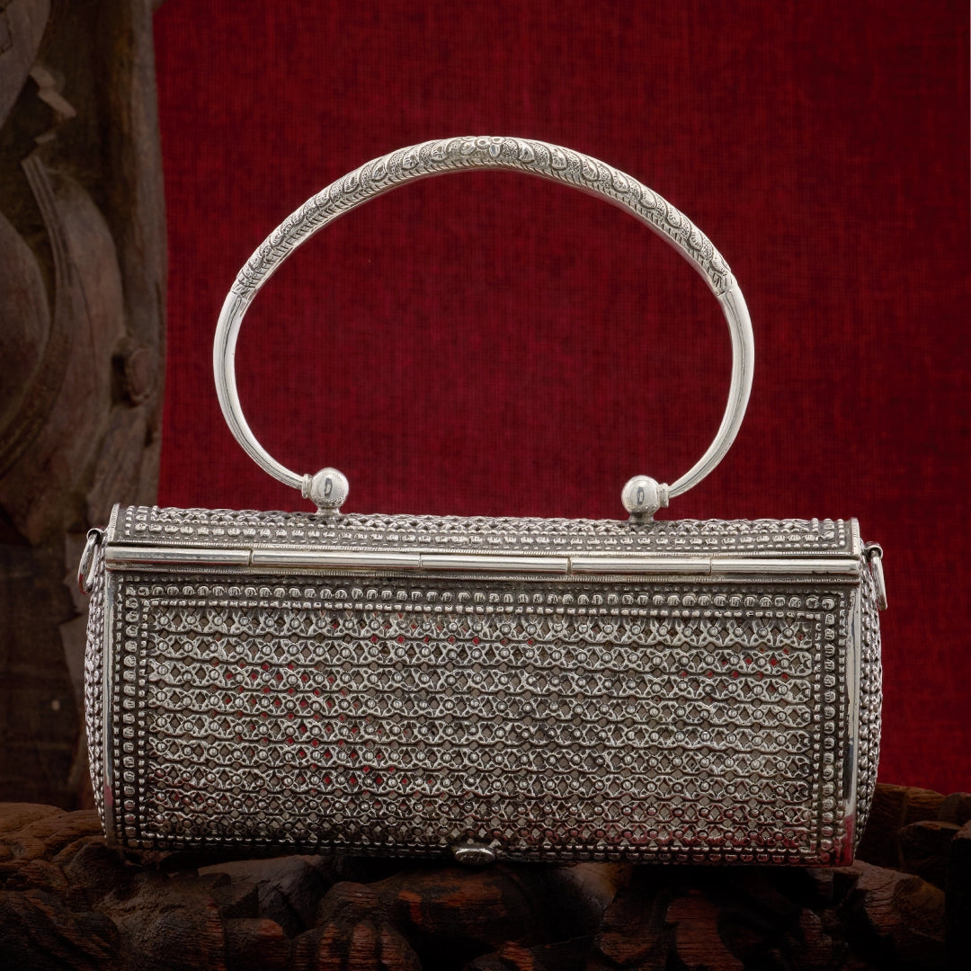 VINTAGE JAALI CLUTCH
