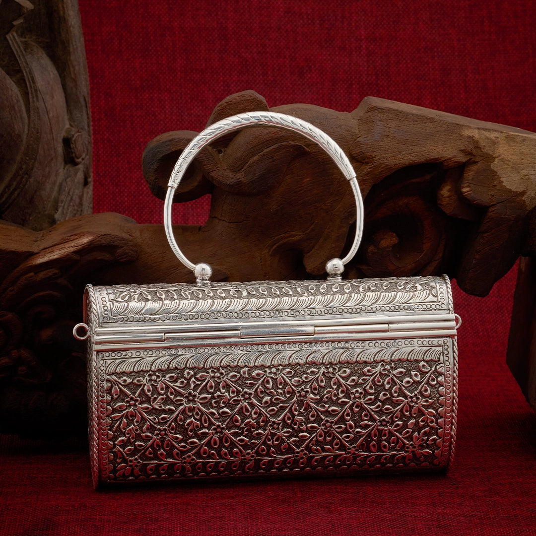ROYAL FLORAL CLUTCH