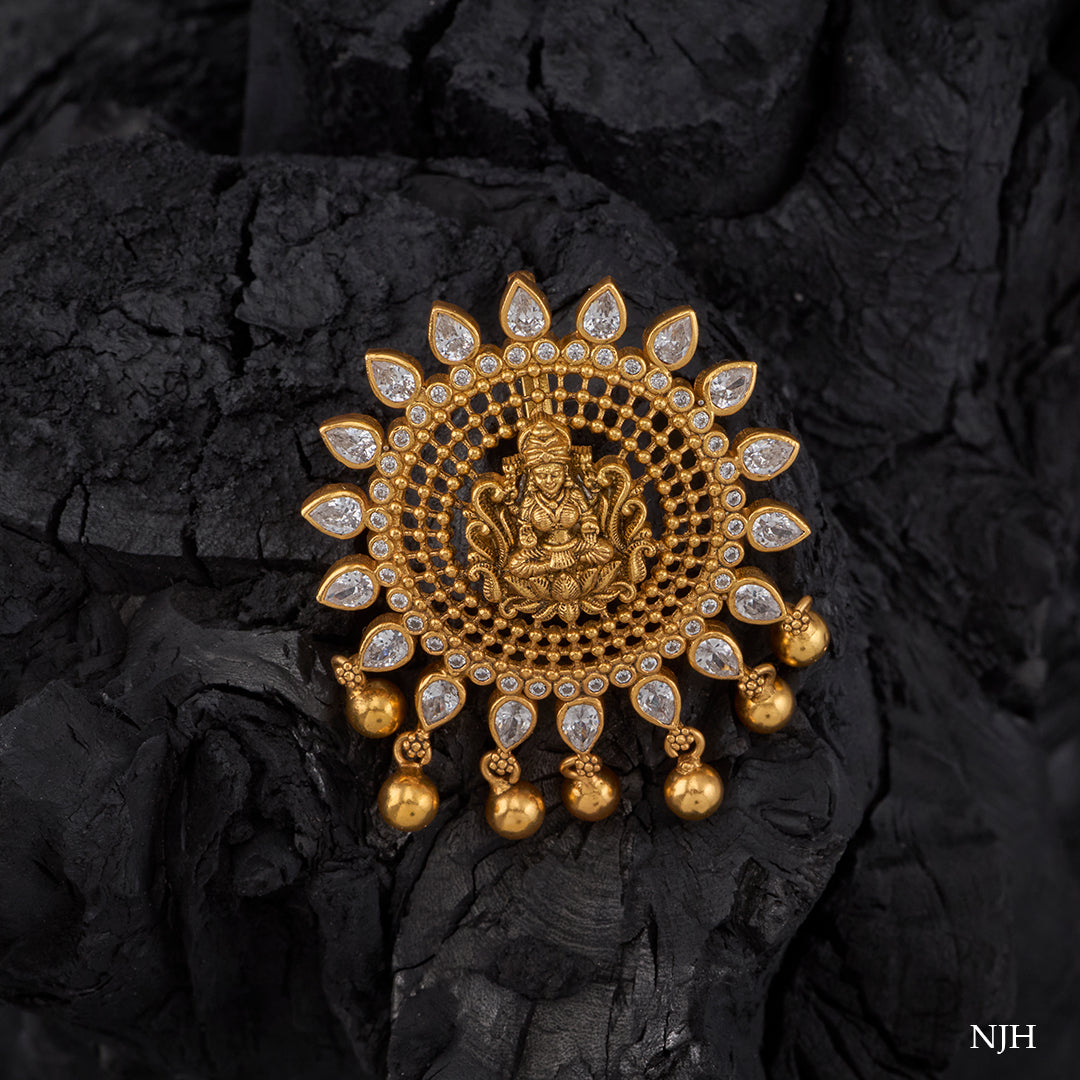 STONE LAKSHMI PENDANT