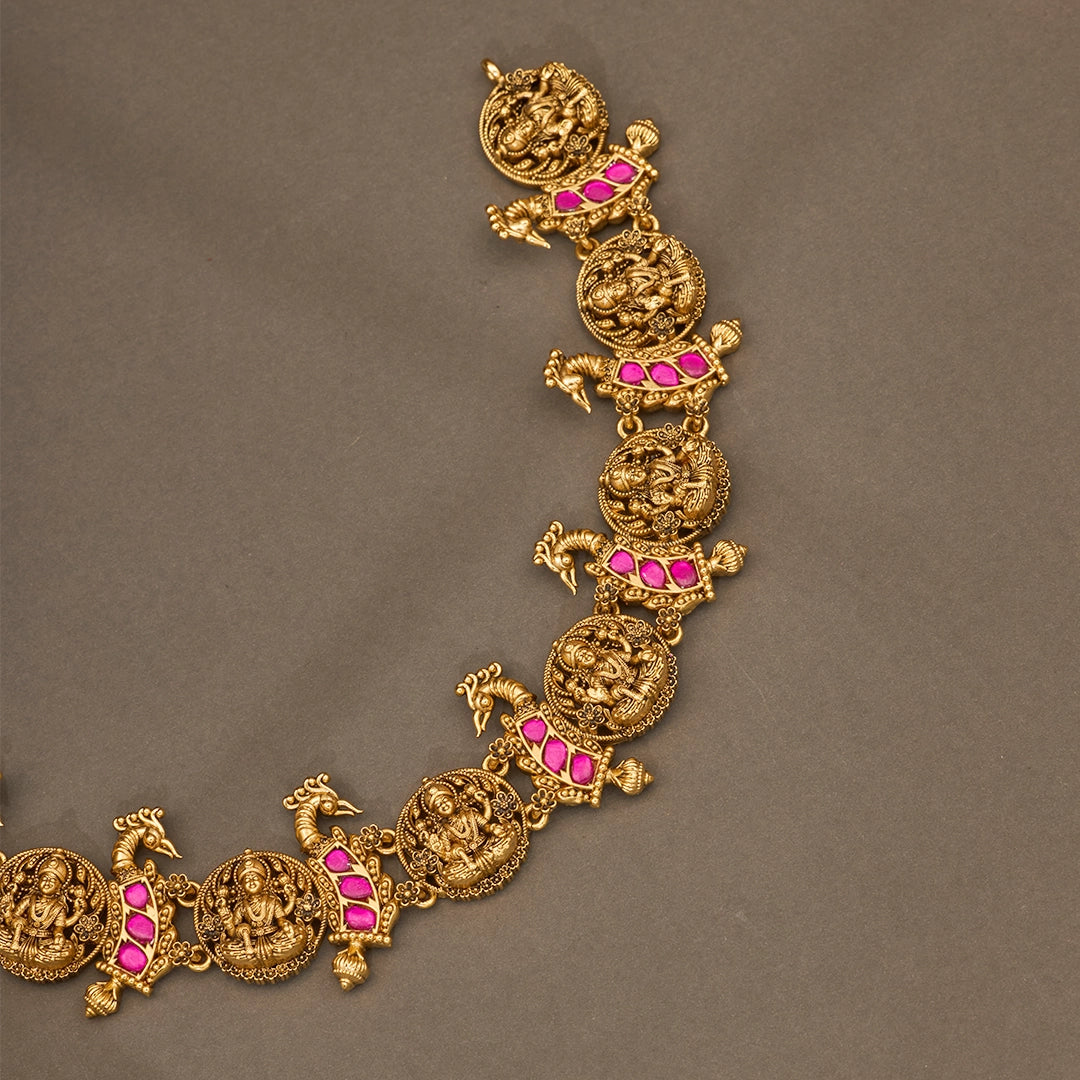 ROYAL LAKSHMI KEMP NECKLACE SET