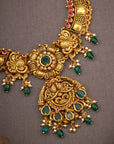 MAYURA GREEN ANTIQUE NECKLACE