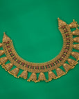 ANTIQUE RUBY JHUMKA NECKLACE
