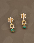 EMERALD GANESHA CZ NECKLACE SET