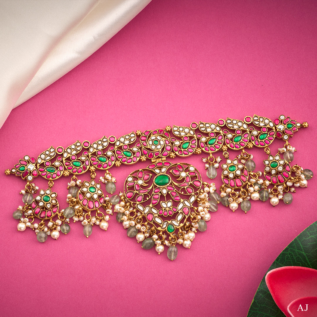 FLORAL KUNDAN CHOKER