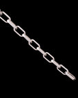 SILVER CUFF LINK  BRACELET