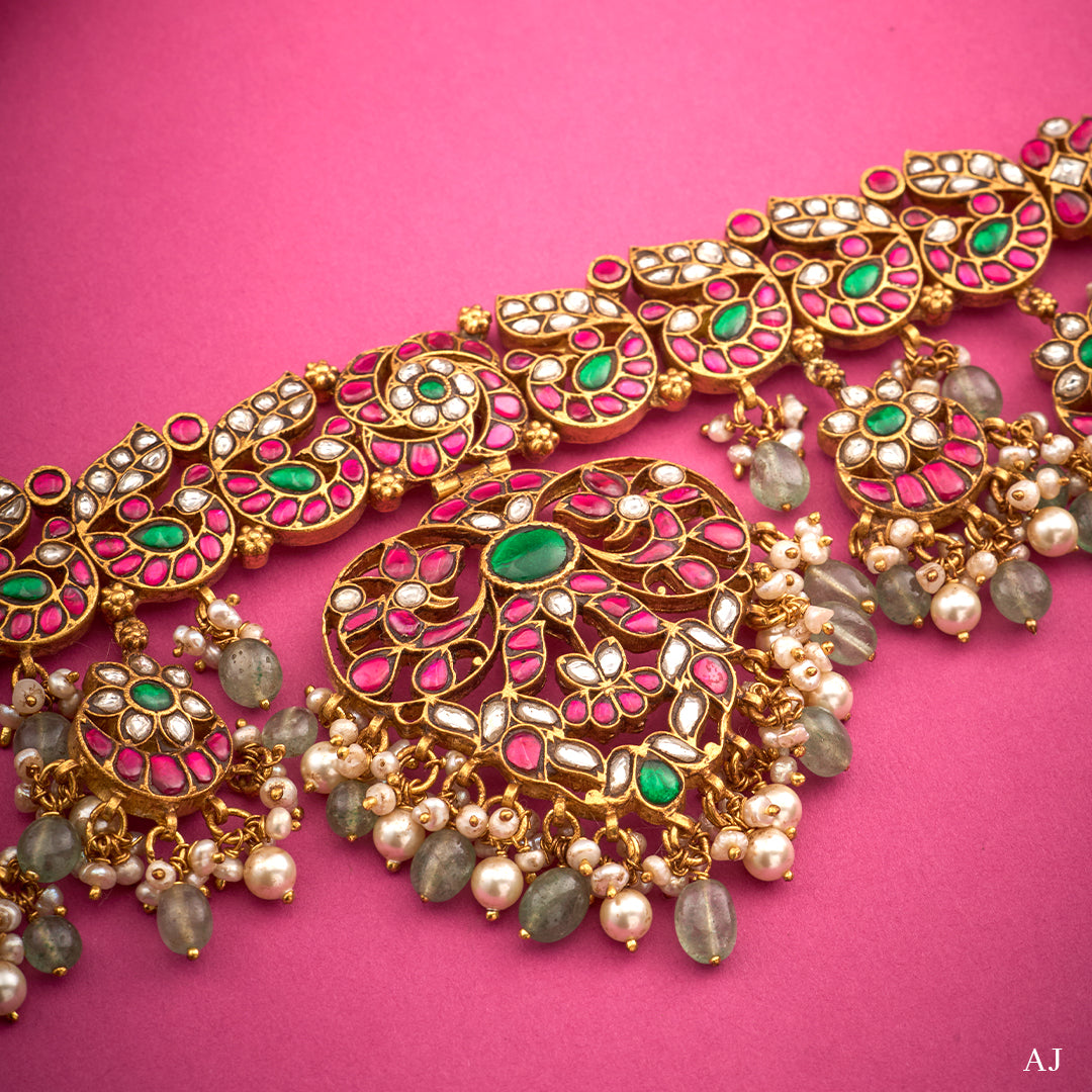 FLORAL KUNDAN CHOKER