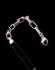 SILVER CUFF LINK  BRACELET